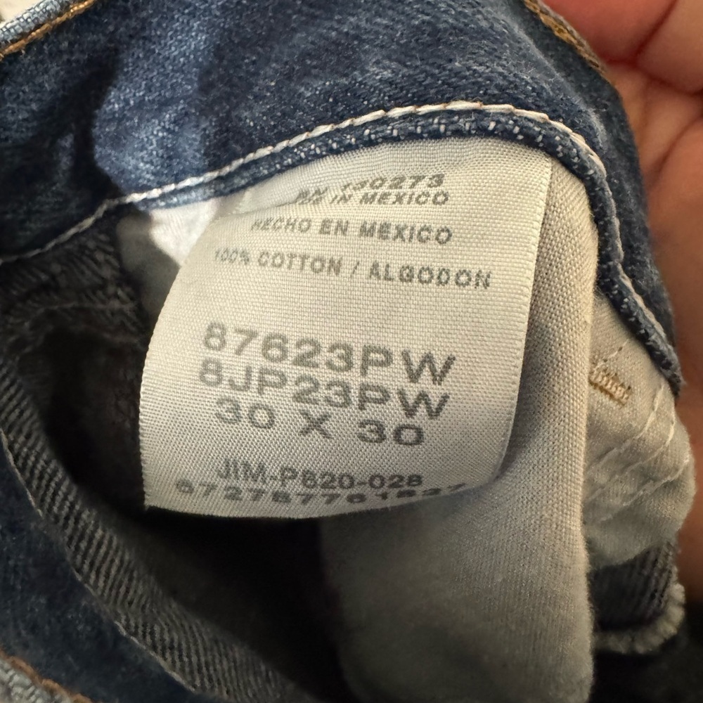 Rustler Blue Straight Jeans Classic Denim Style - Picture 4 of 4